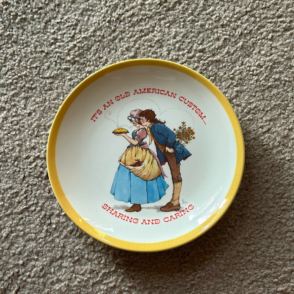 Dear Hearts limited edition plate.